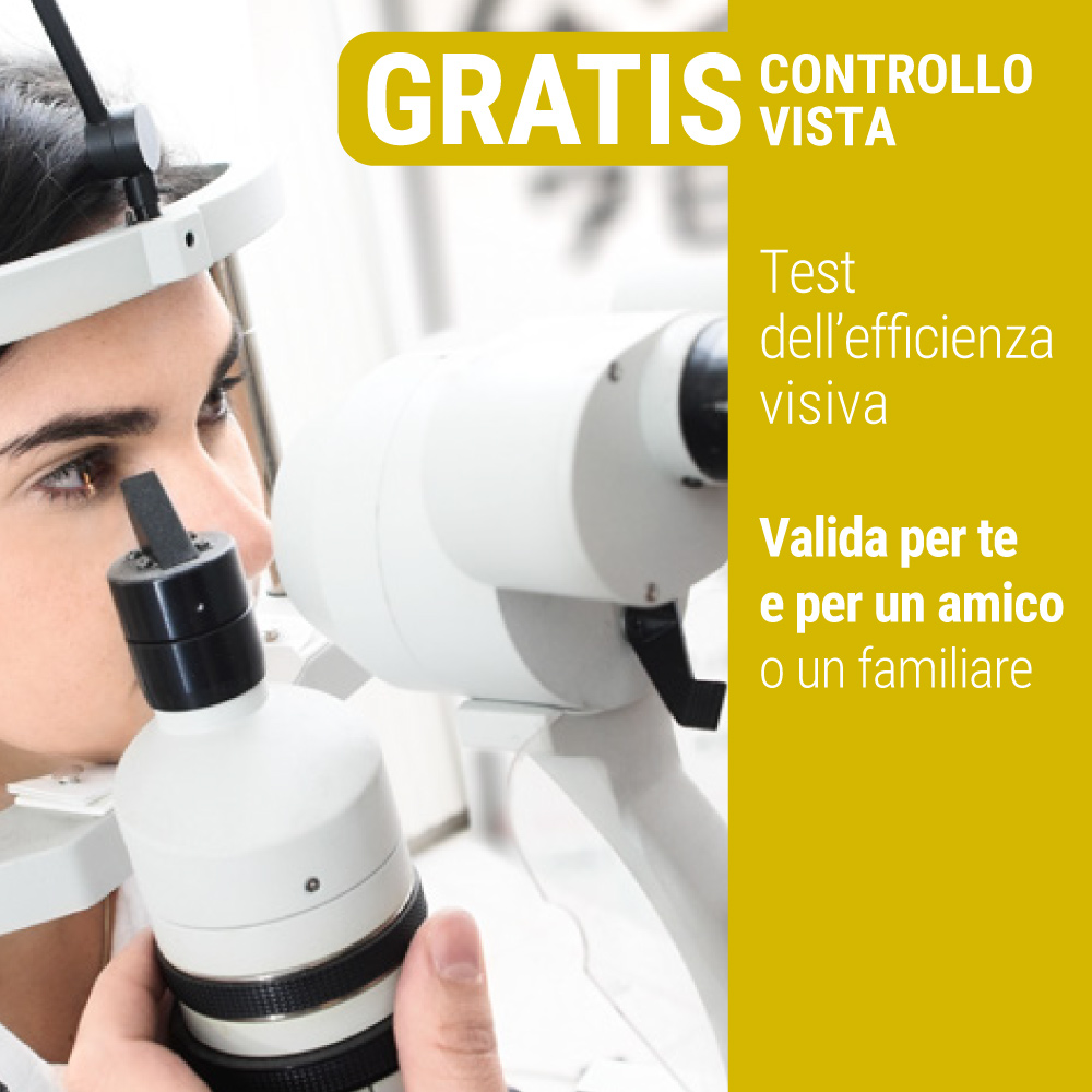 Controllo della vista GRATIS, Centro Ottici associati