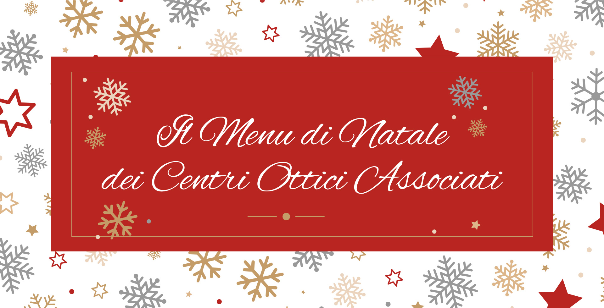 Promozione menu di Natale 2019, Centri Ottici Associati